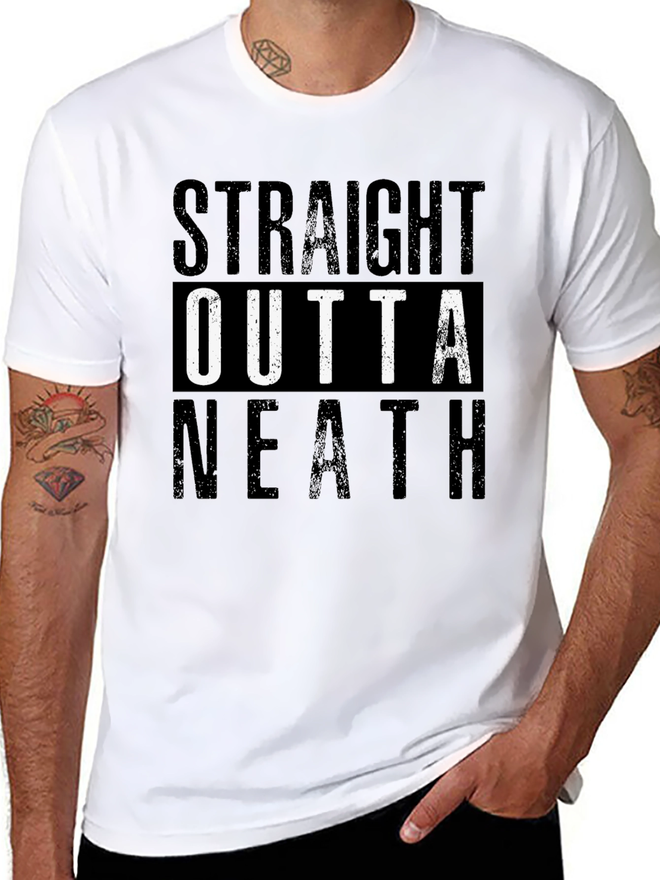 Straight Outta Neath Graphic T-Shirt