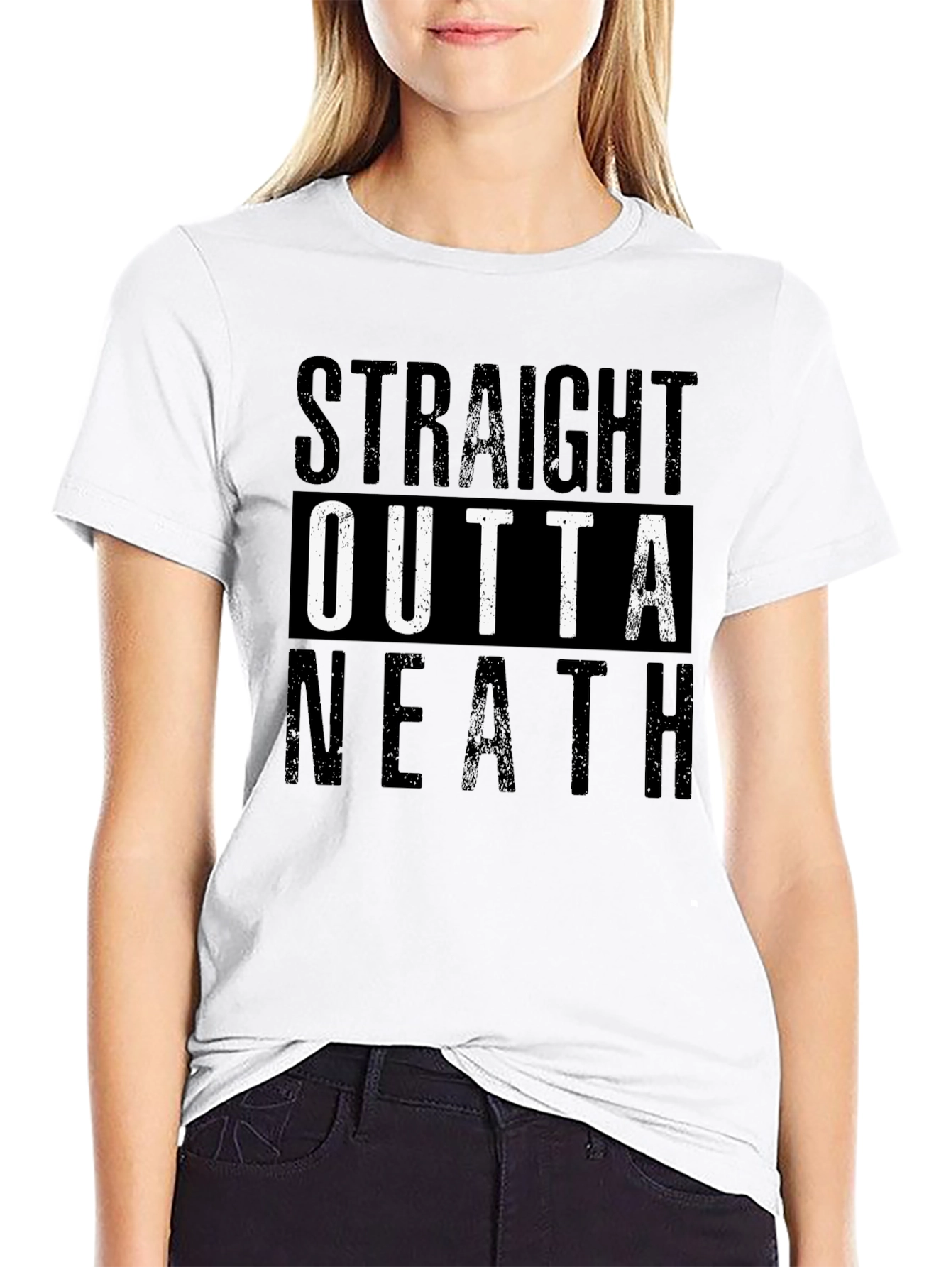 Straight Outta Neath Graphic T-Shirt