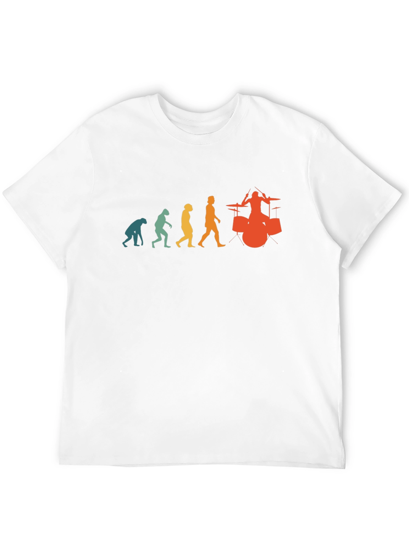 Evolution of Drummer T-Shirt - Funny Music Tee