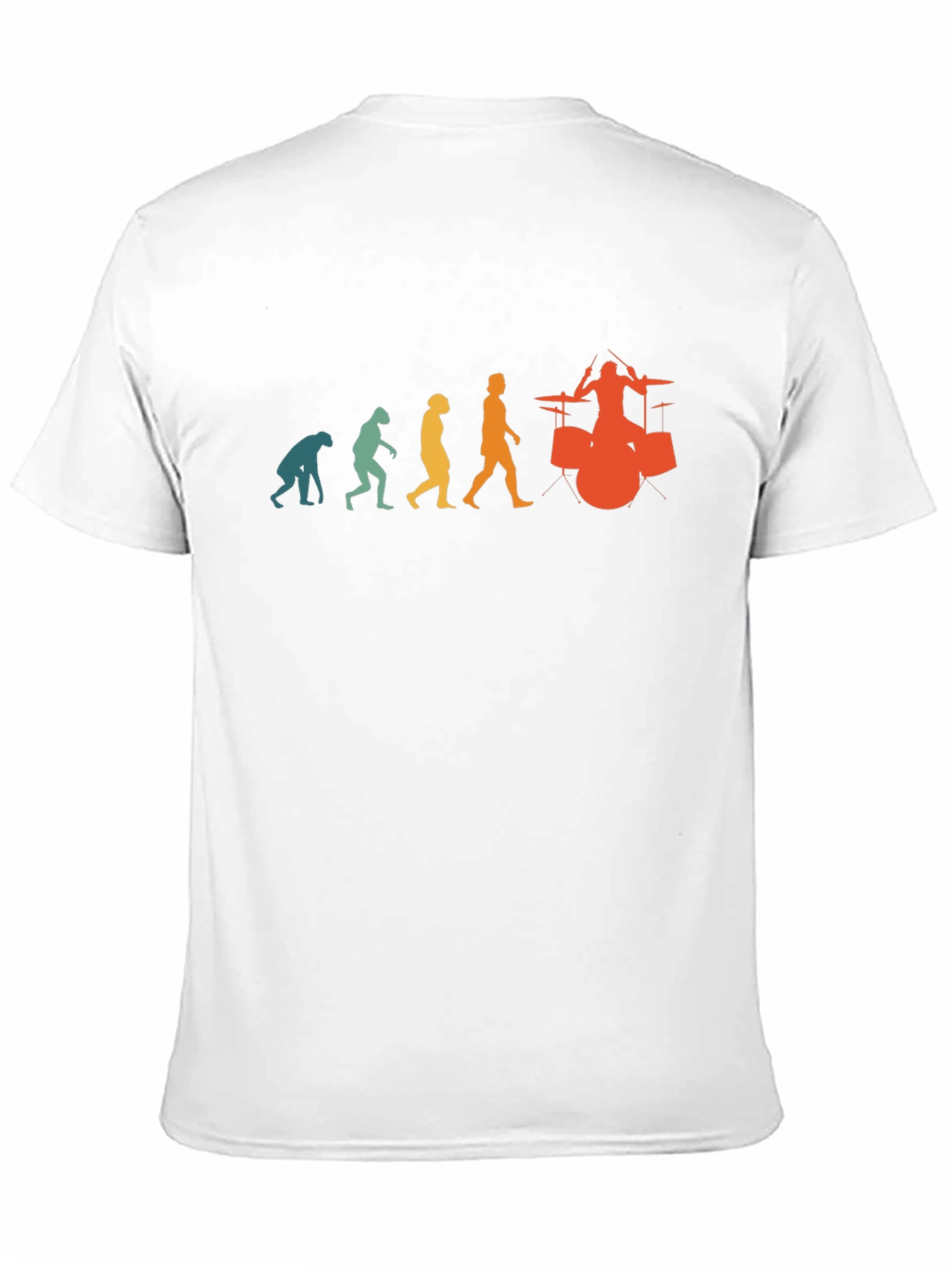 Evolution of Drummer T-Shirt - Funny Music Tee