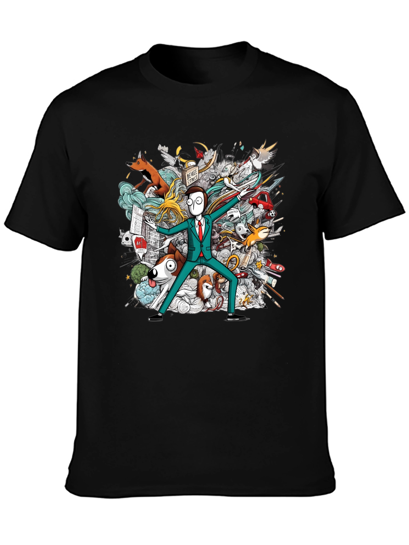Whimsical Doodle Art T-Shirt