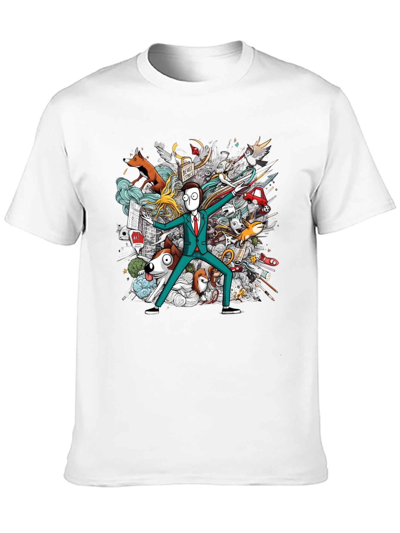 Whimsical Doodle Art T-Shirt