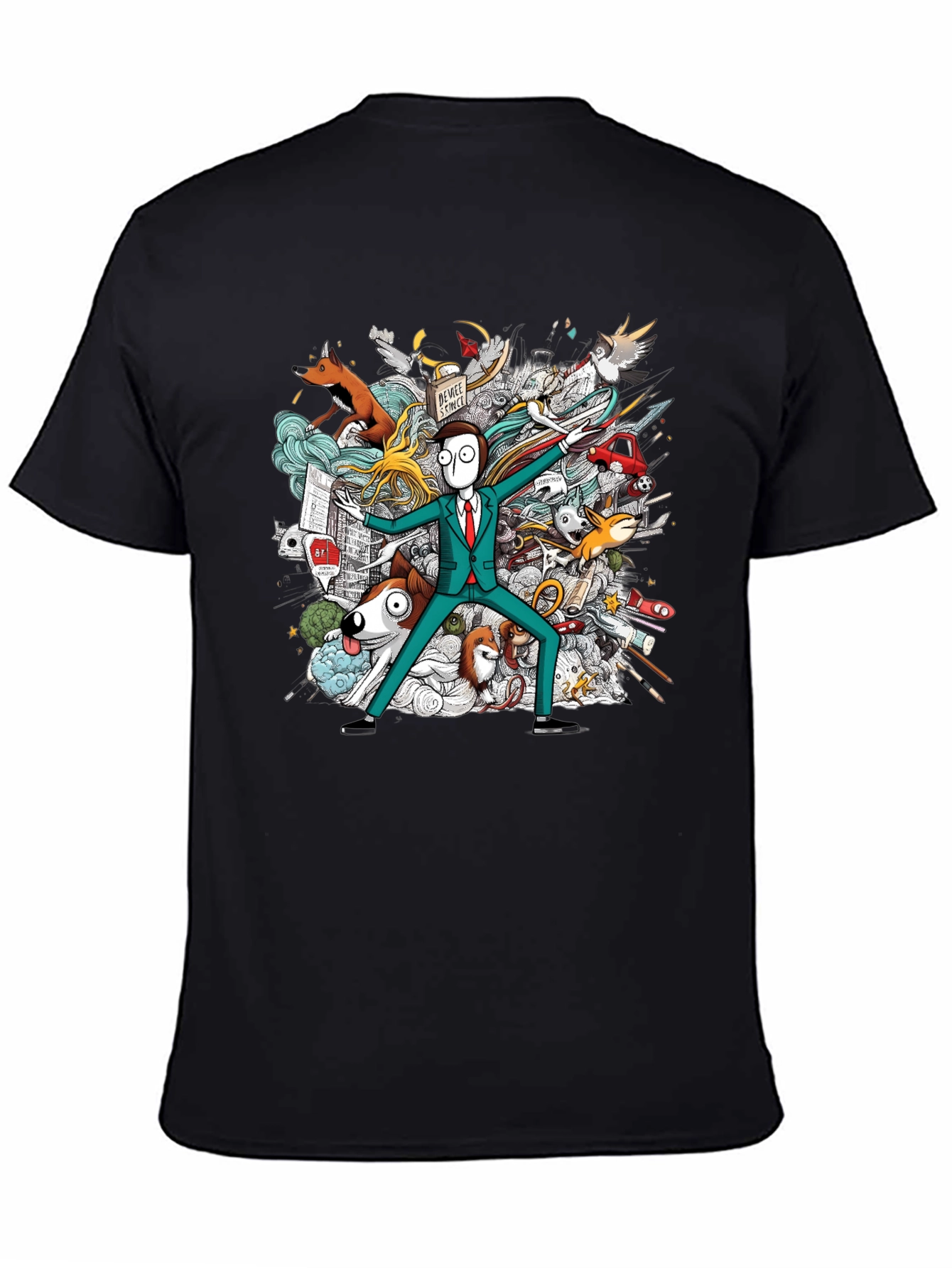 Whimsical Doodle Art T-Shirt