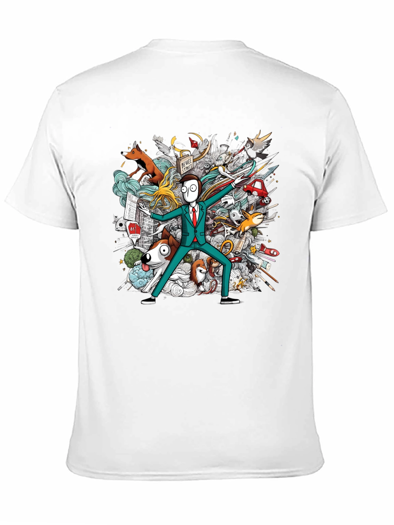 Whimsical Doodle Art T-Shirt