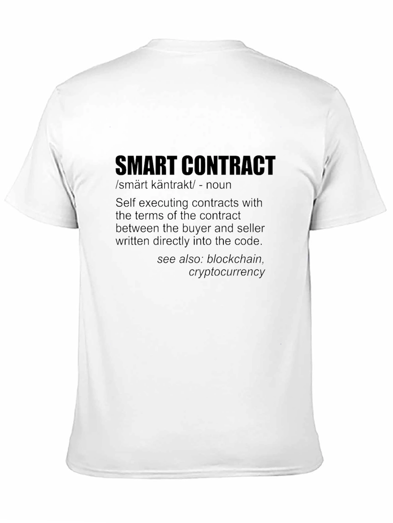 Smart Contract Definition T-Shirt