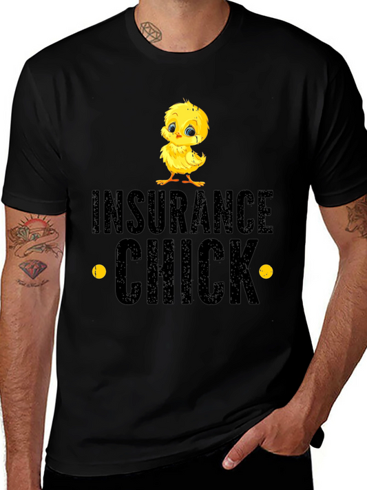 Insurance Chick T-Shirt - Cute Cartoon Chicken