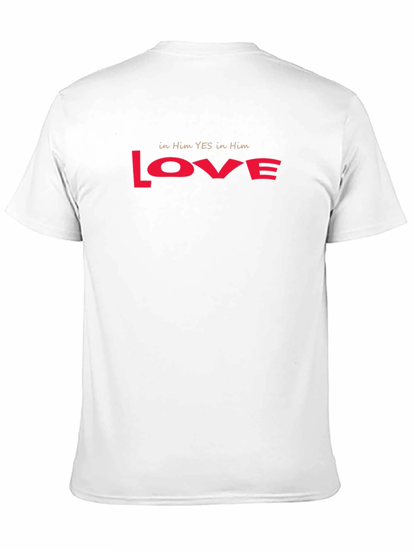 Love T-Shirt - in Him YES in Him Red