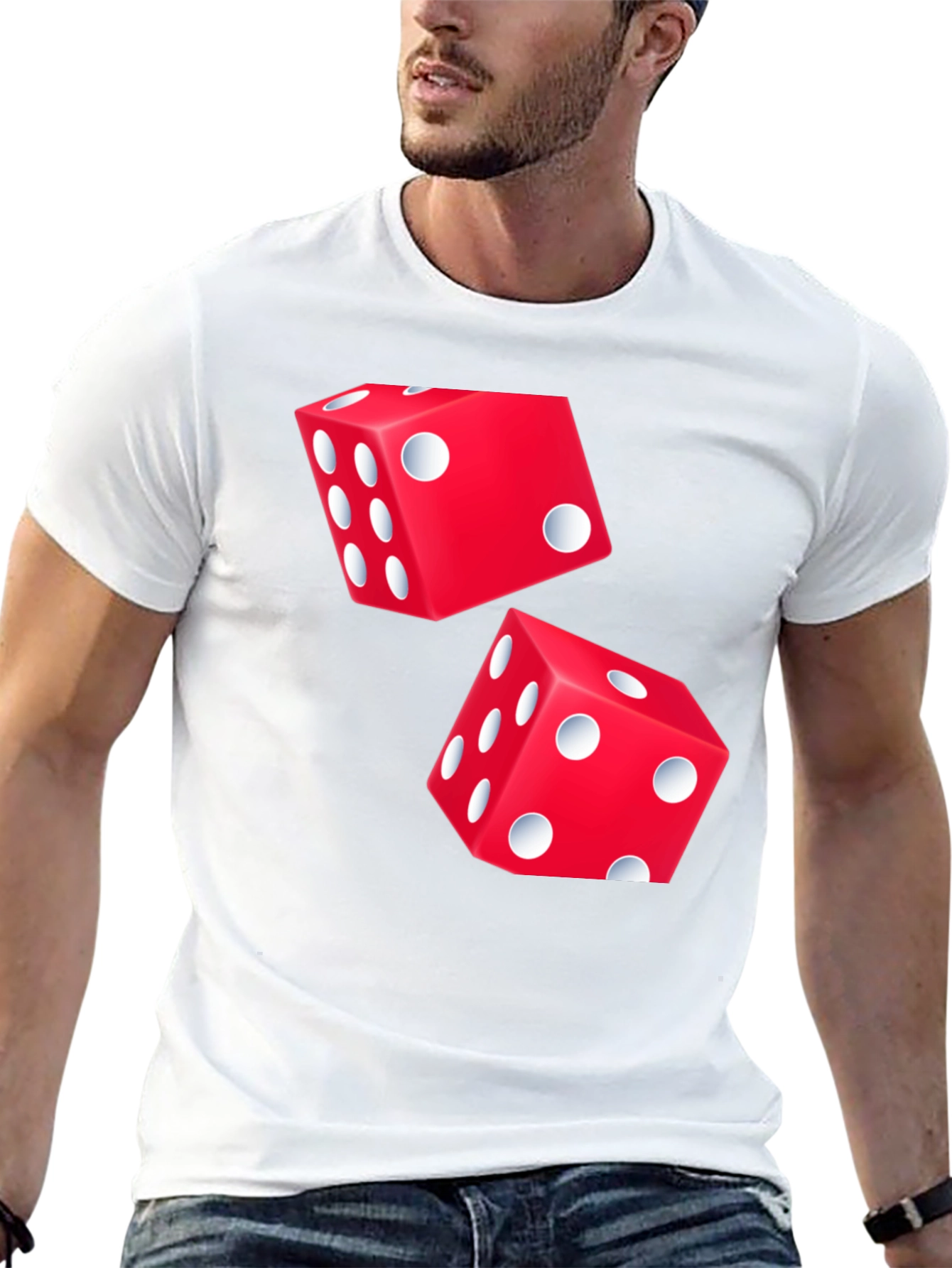 Dice Graphic T-Shirt - Lucky Roll Tee