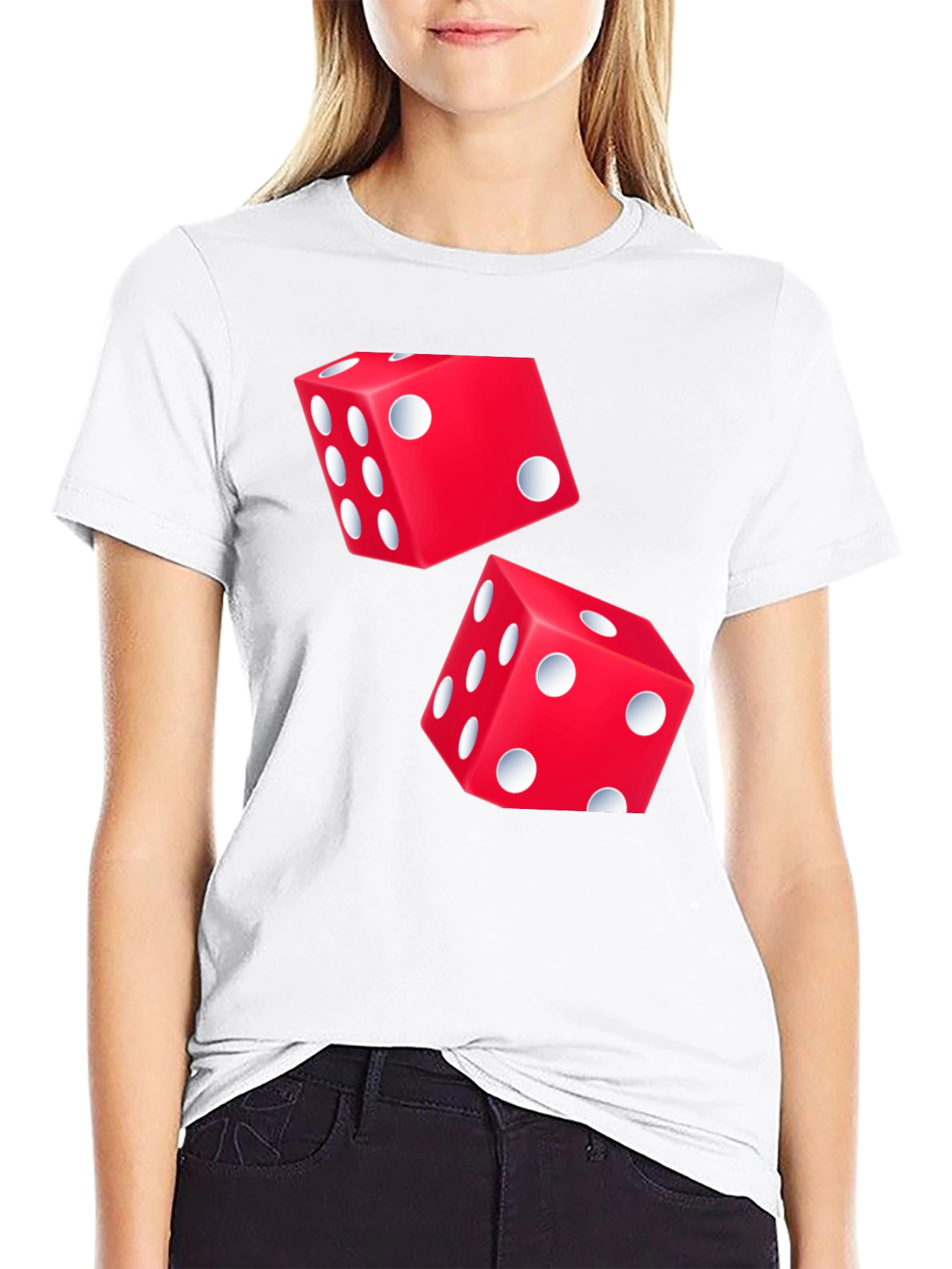 Dice Graphic T-Shirt - Lucky Roll Tee
