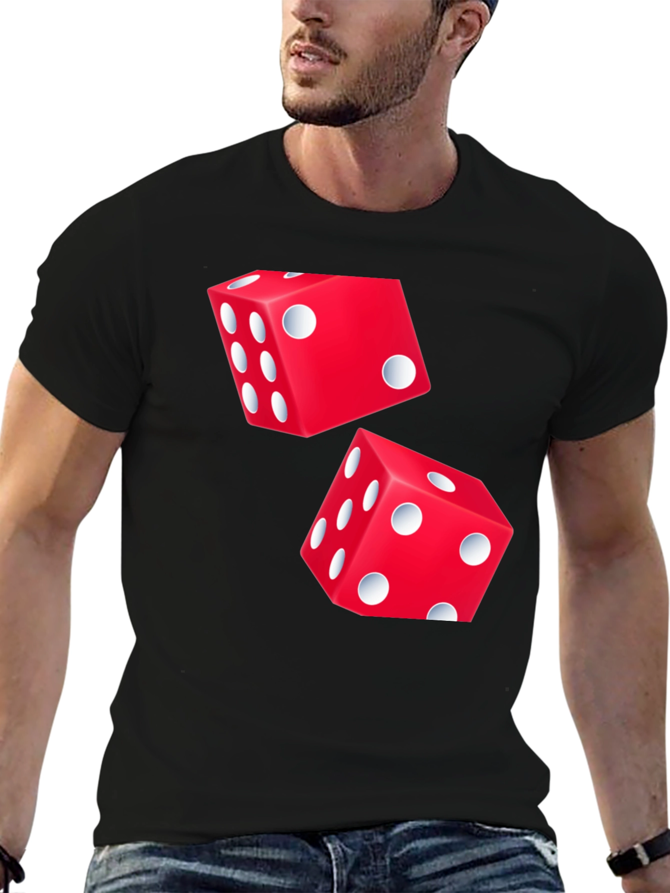 Dice Graphic T-Shirt - Lucky Roll Tee