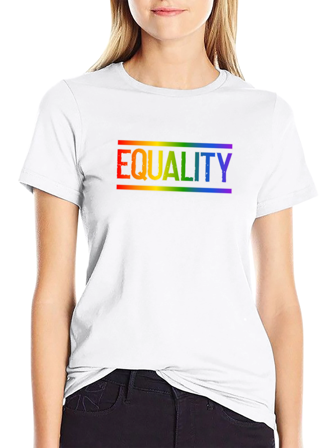 Equality Rainbow Graphic T-Shirt