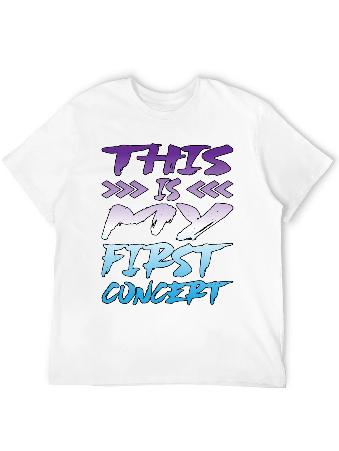 First Concert T-Shirt - Black Graphic Tee