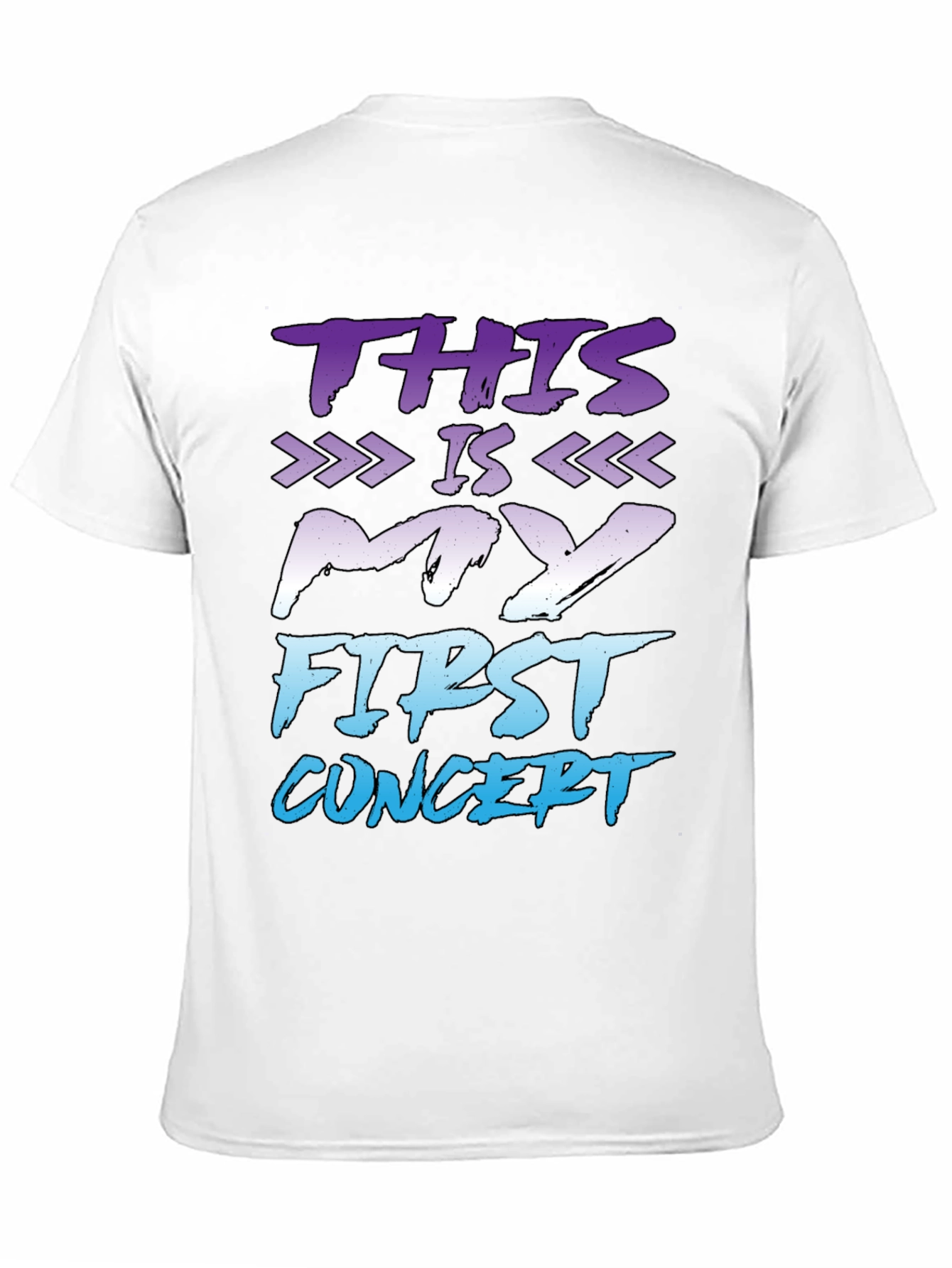 First Concert T-Shirt - Black Graphic Tee