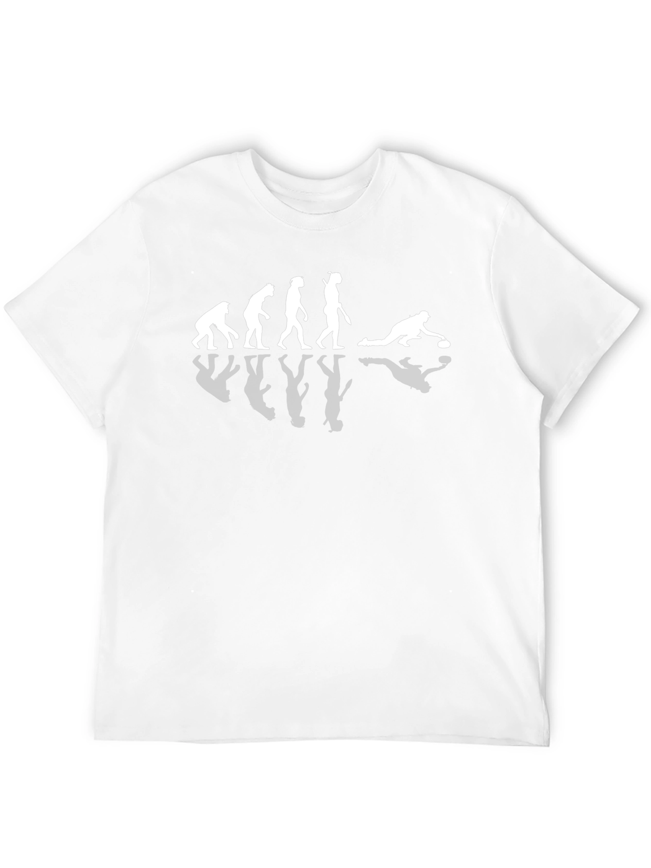 Curling Evolution T-Shirt Black Cotton Tee