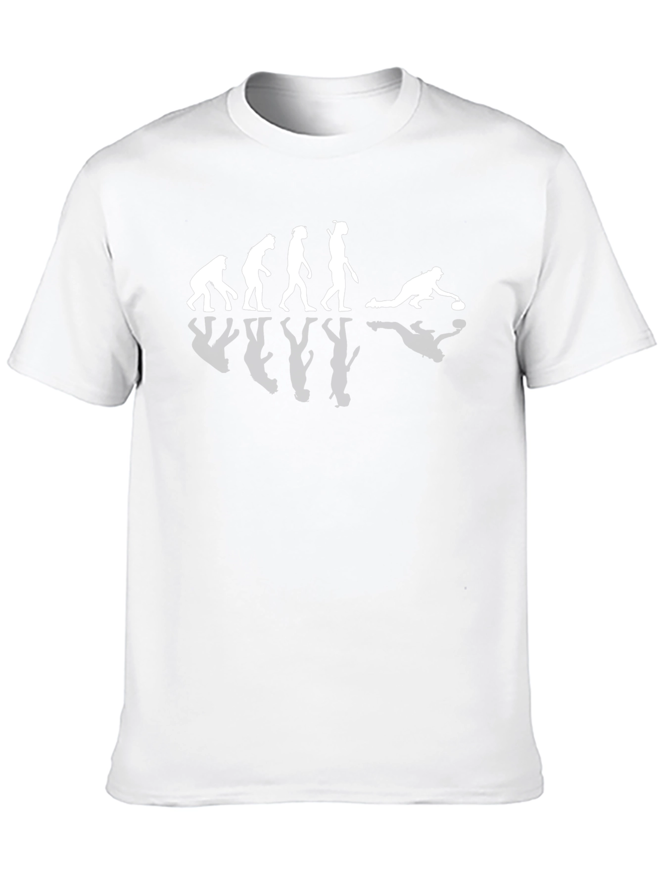 Curling Evolution T-Shirt Black Cotton Tee
