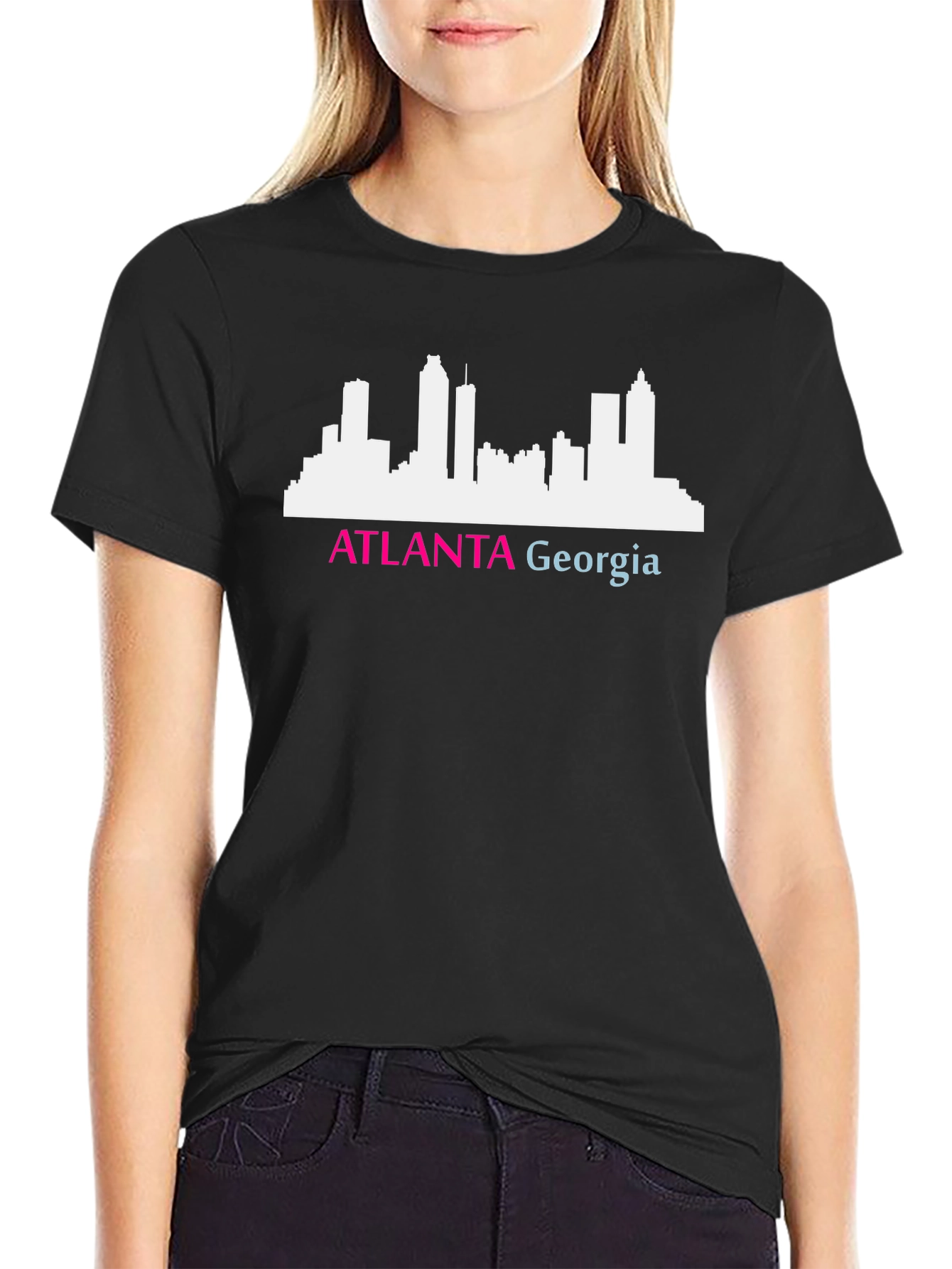 Atlanta Georgia Skyline Graphic Tee
