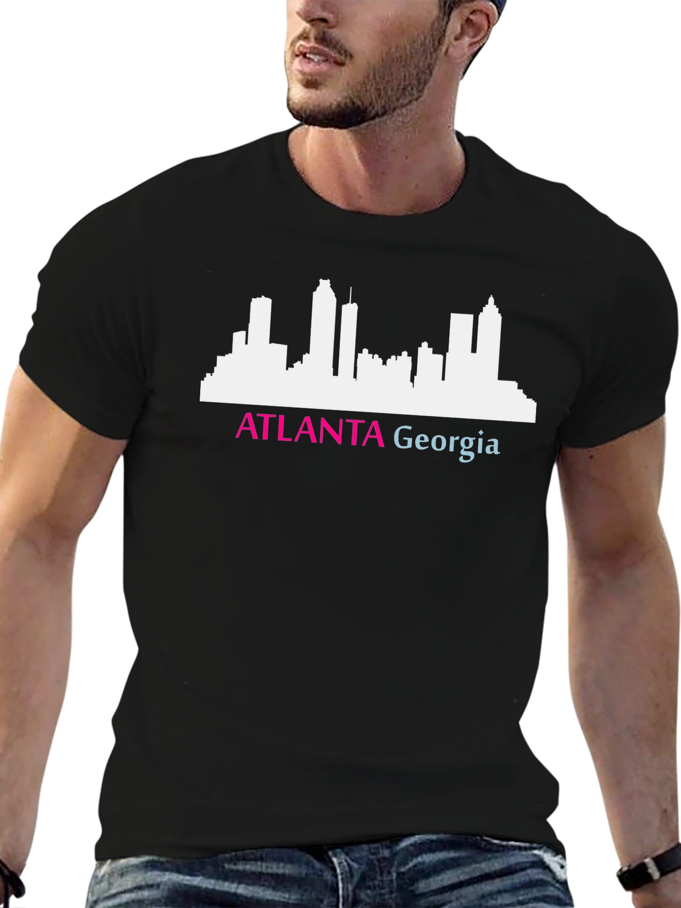 Atlanta Georgia Skyline Graphic Tee