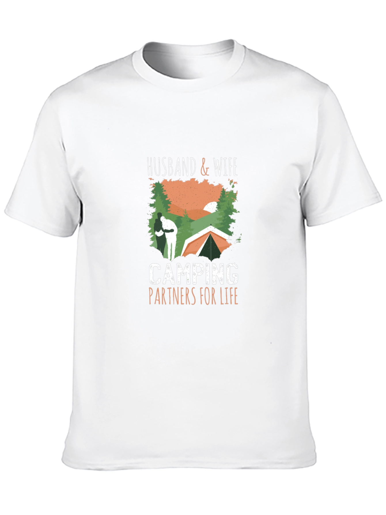 Husband & Wife Camping Partners T-Shirt
