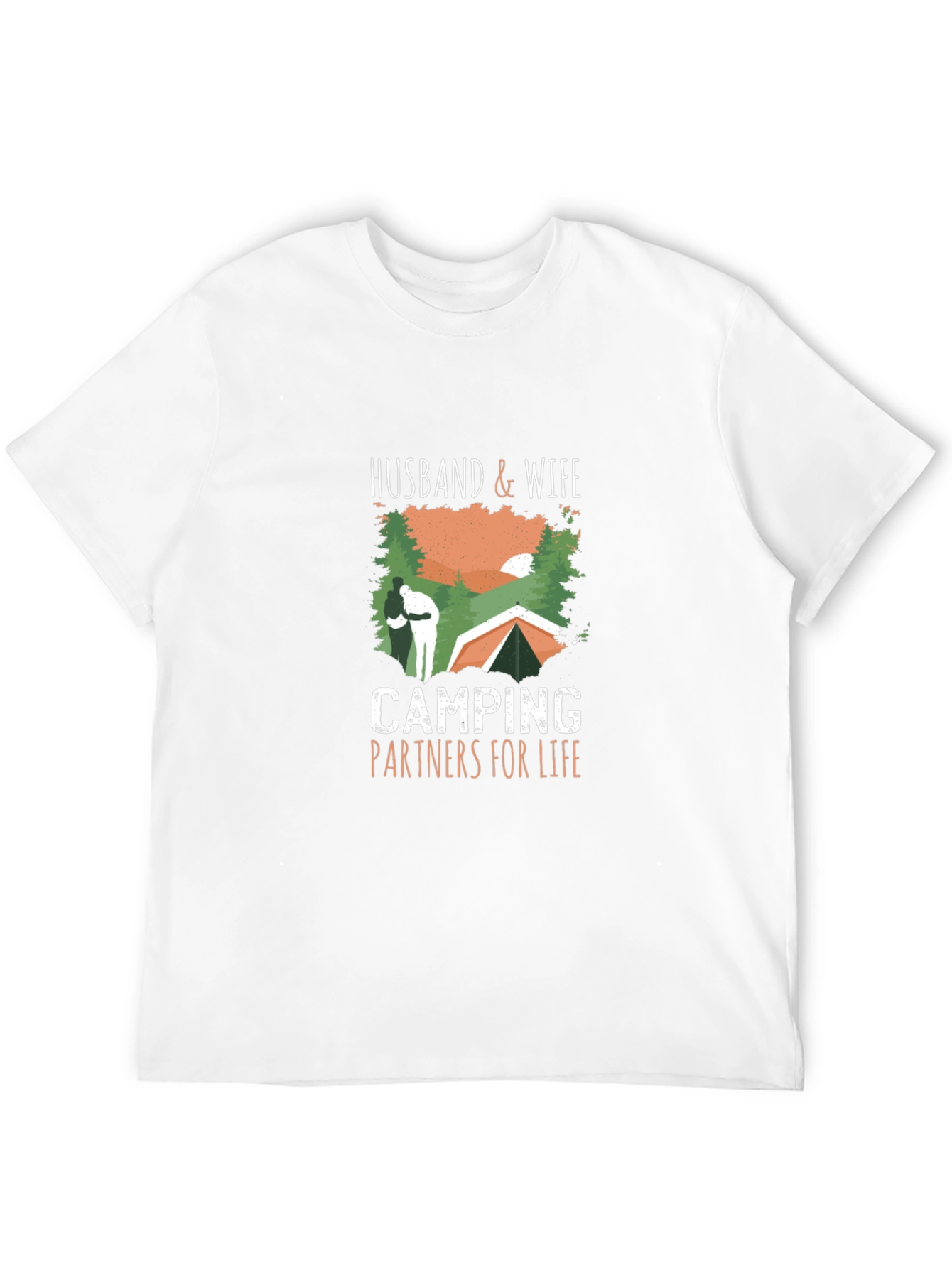 Husband & Wife Camping Partners T-Shirt