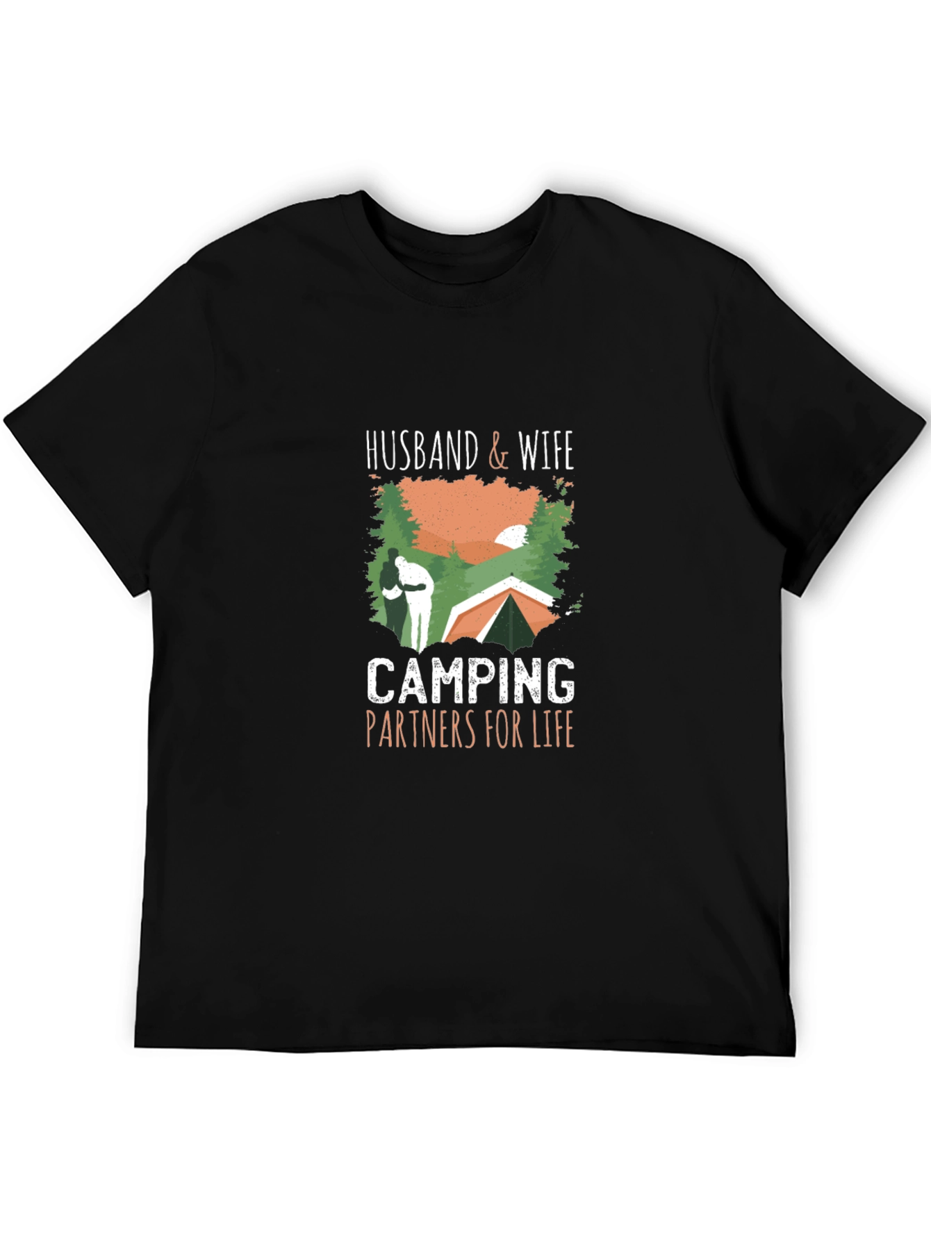 Husband & Wife Camping Partners T-Shirt