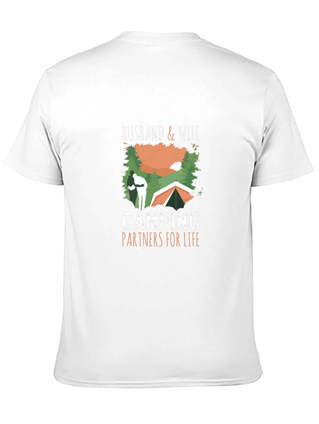 Husband & Wife Camping Partners T-Shirt