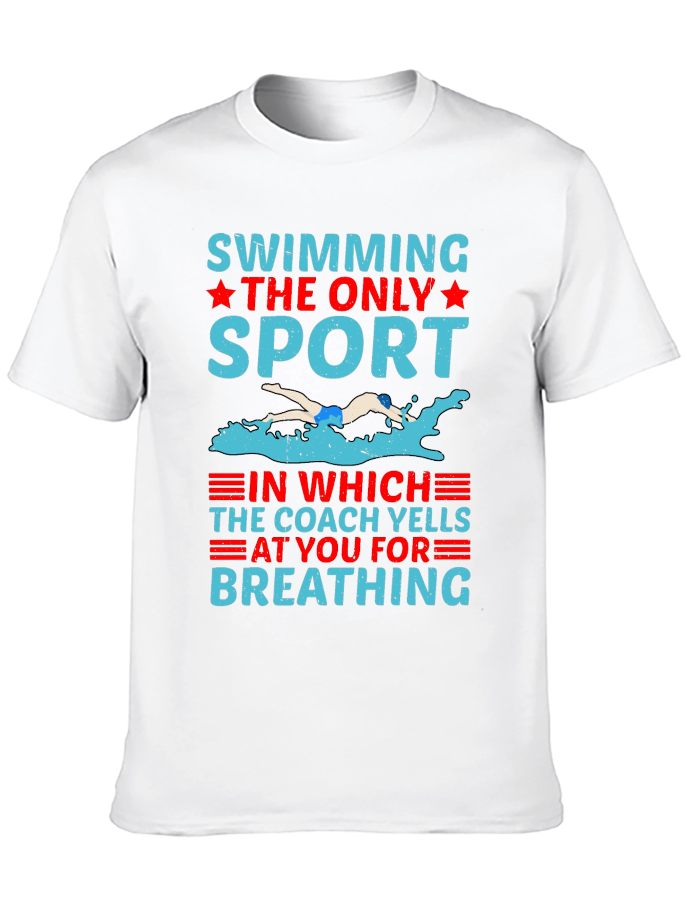 Swimming The Only Sport Graphic T-Shirt
