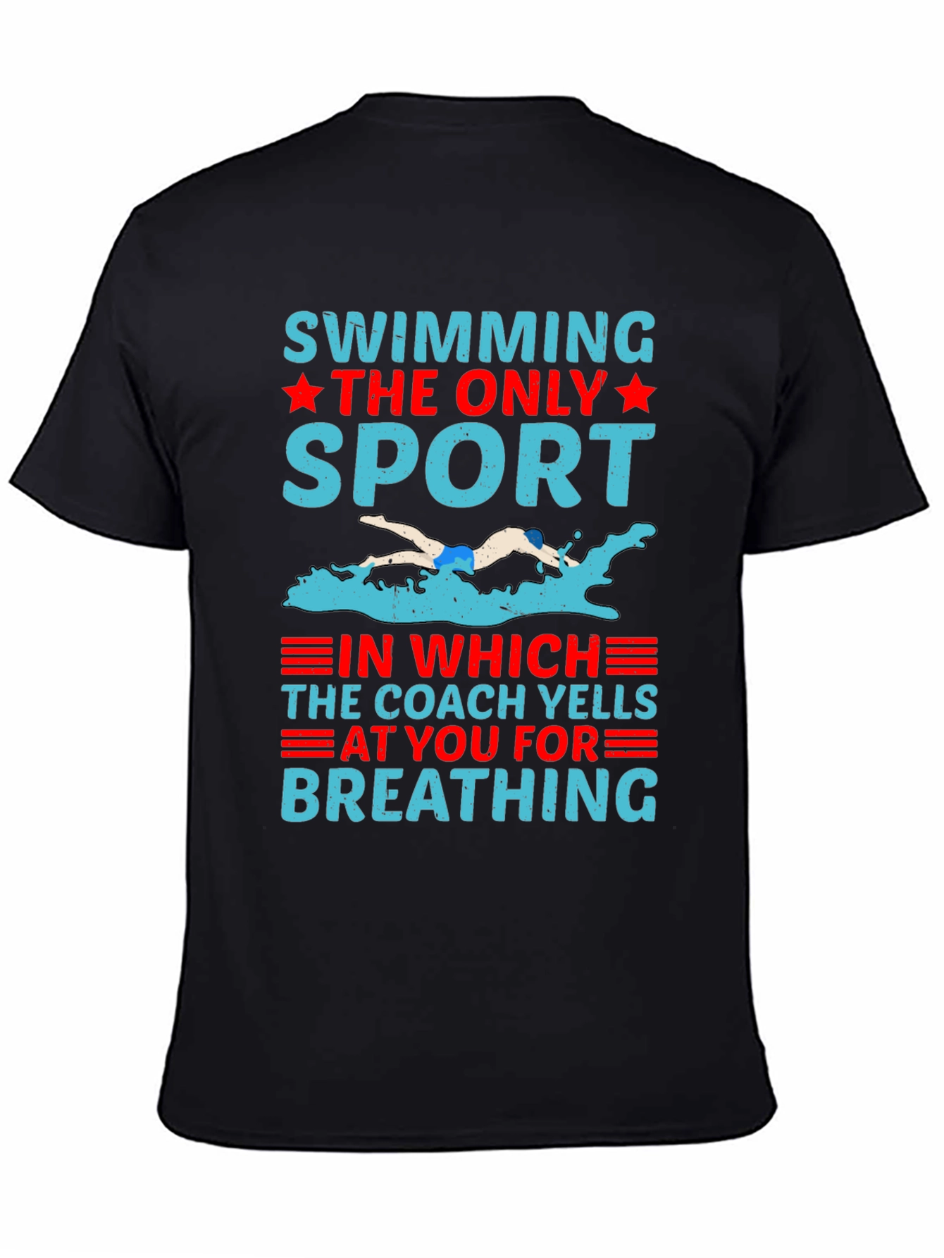 Swimming The Only Sport Graphic T-Shirt