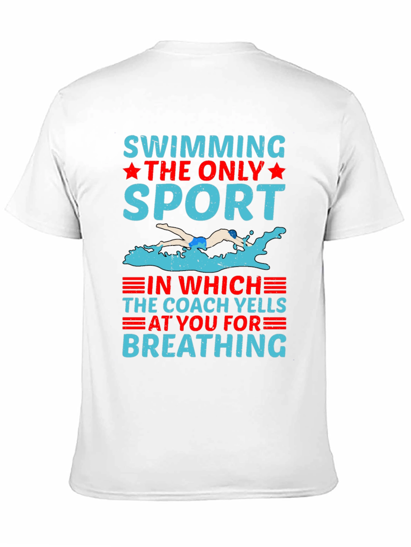 Swimming The Only Sport Graphic T-Shirt