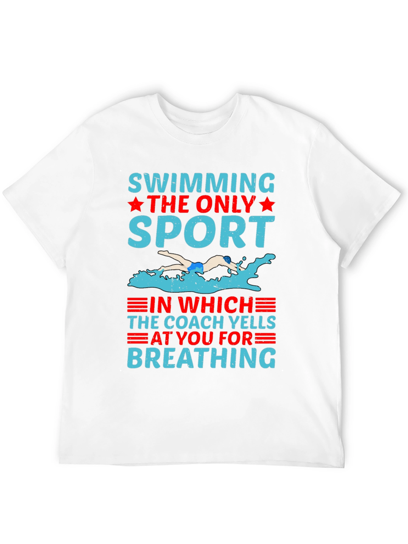 Swimming The Only Sport Graphic T-Shirt