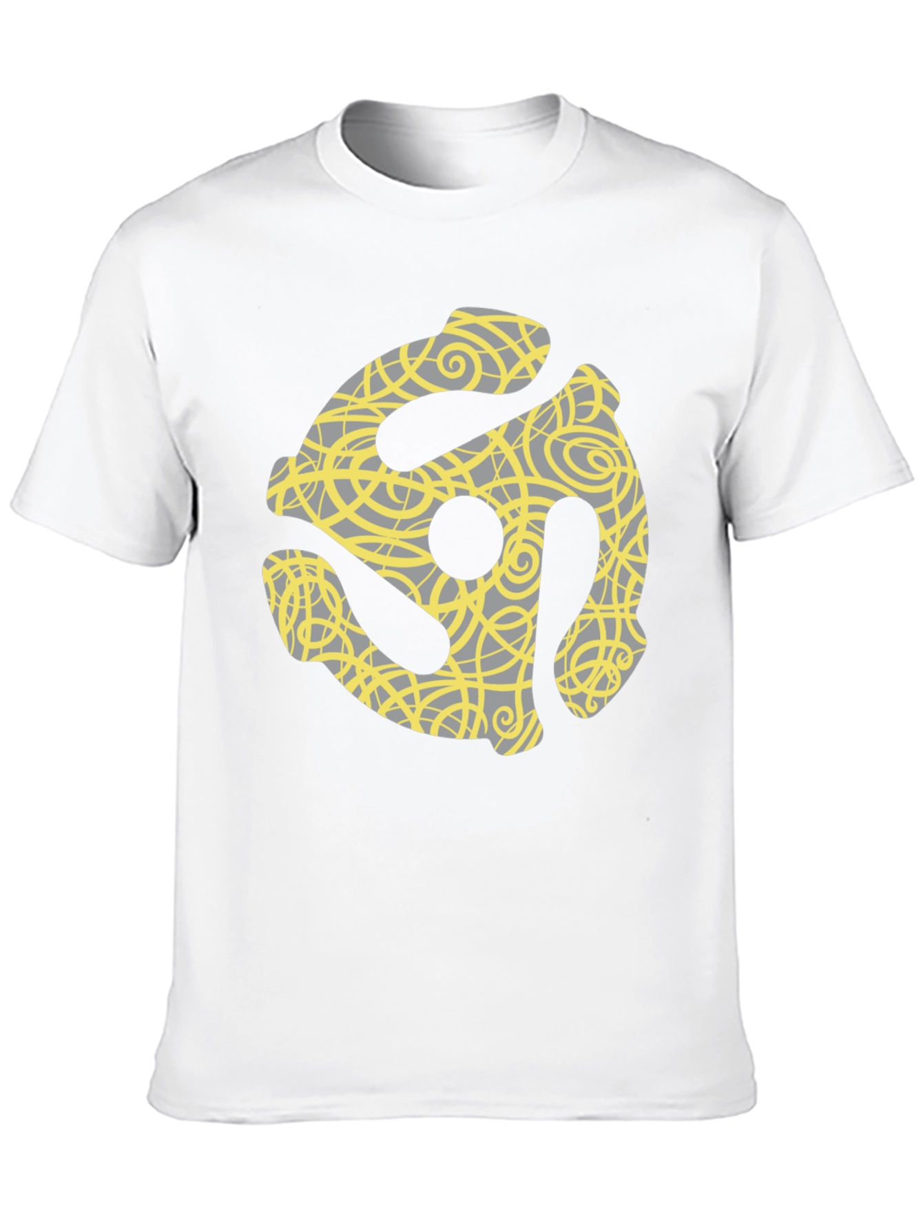 Retro 45 Adapter Tee - Black Graphic T-Shirt