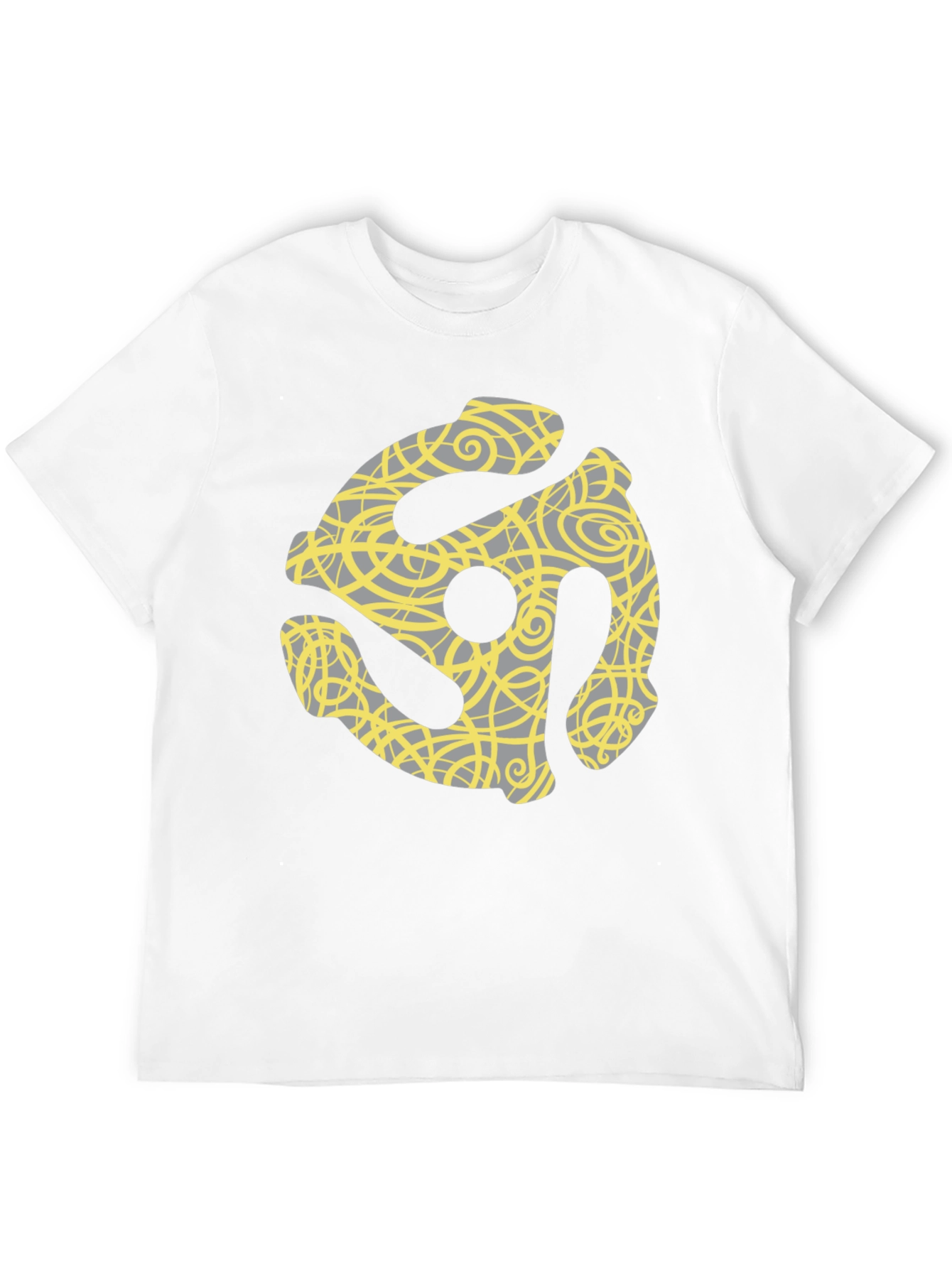 Retro 45 Adapter Tee - Black Graphic T-Shirt