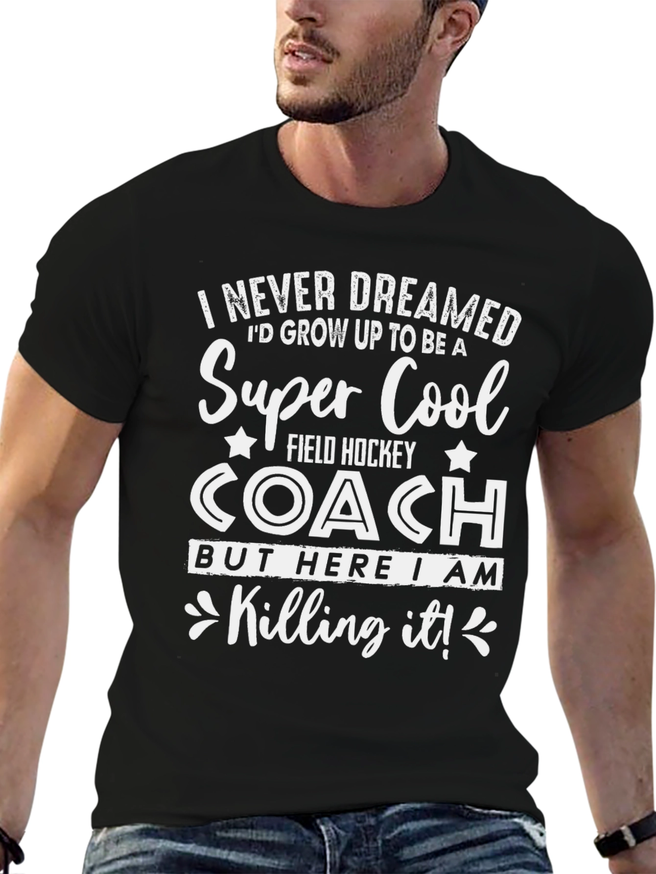 Super Cool Field Hockey Coach T-Shirt
