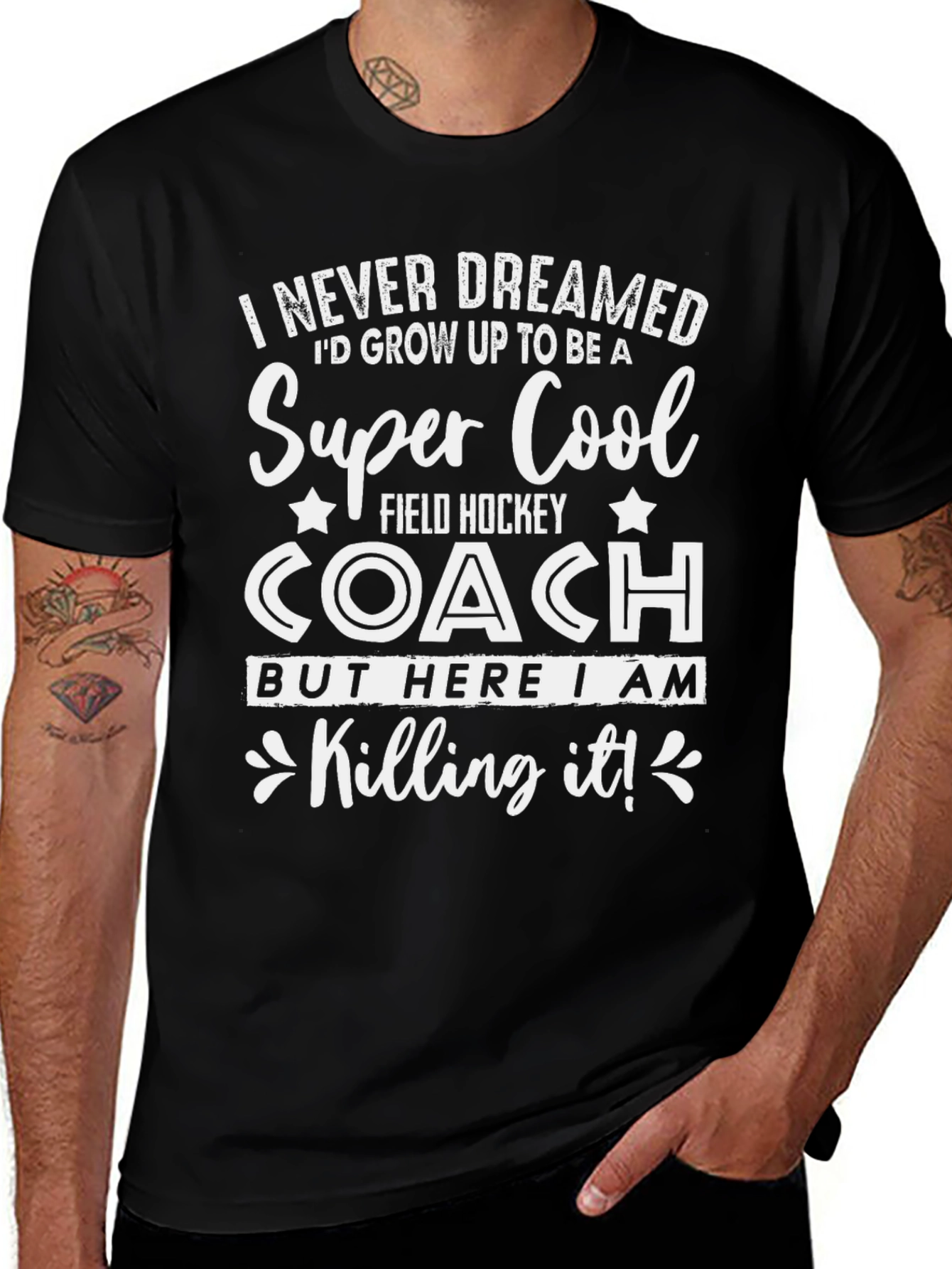 Super Cool Field Hockey Coach T-Shirt