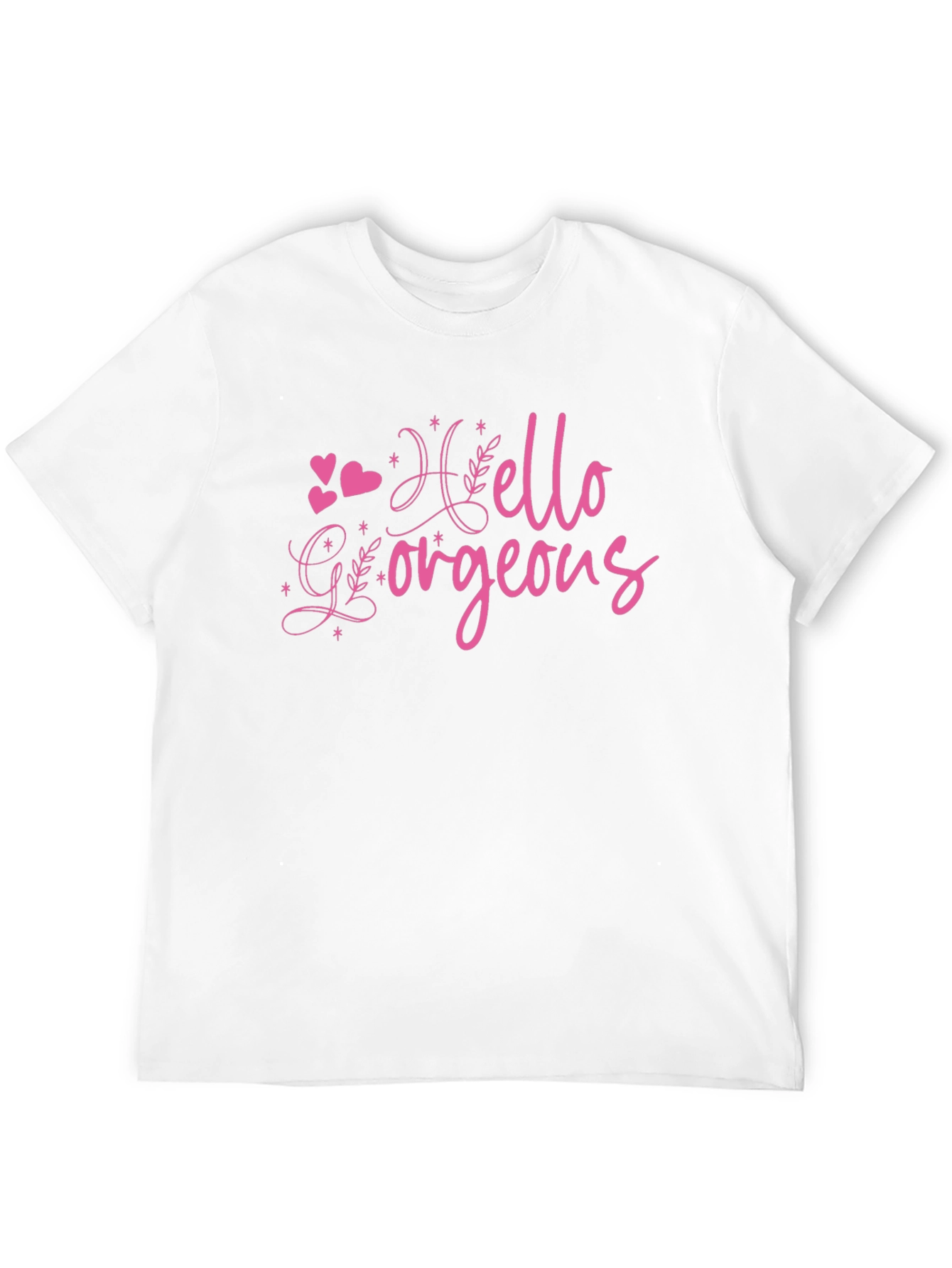 Hello Gorgeous Graphic Tee - Trendy Womens T-Shirt