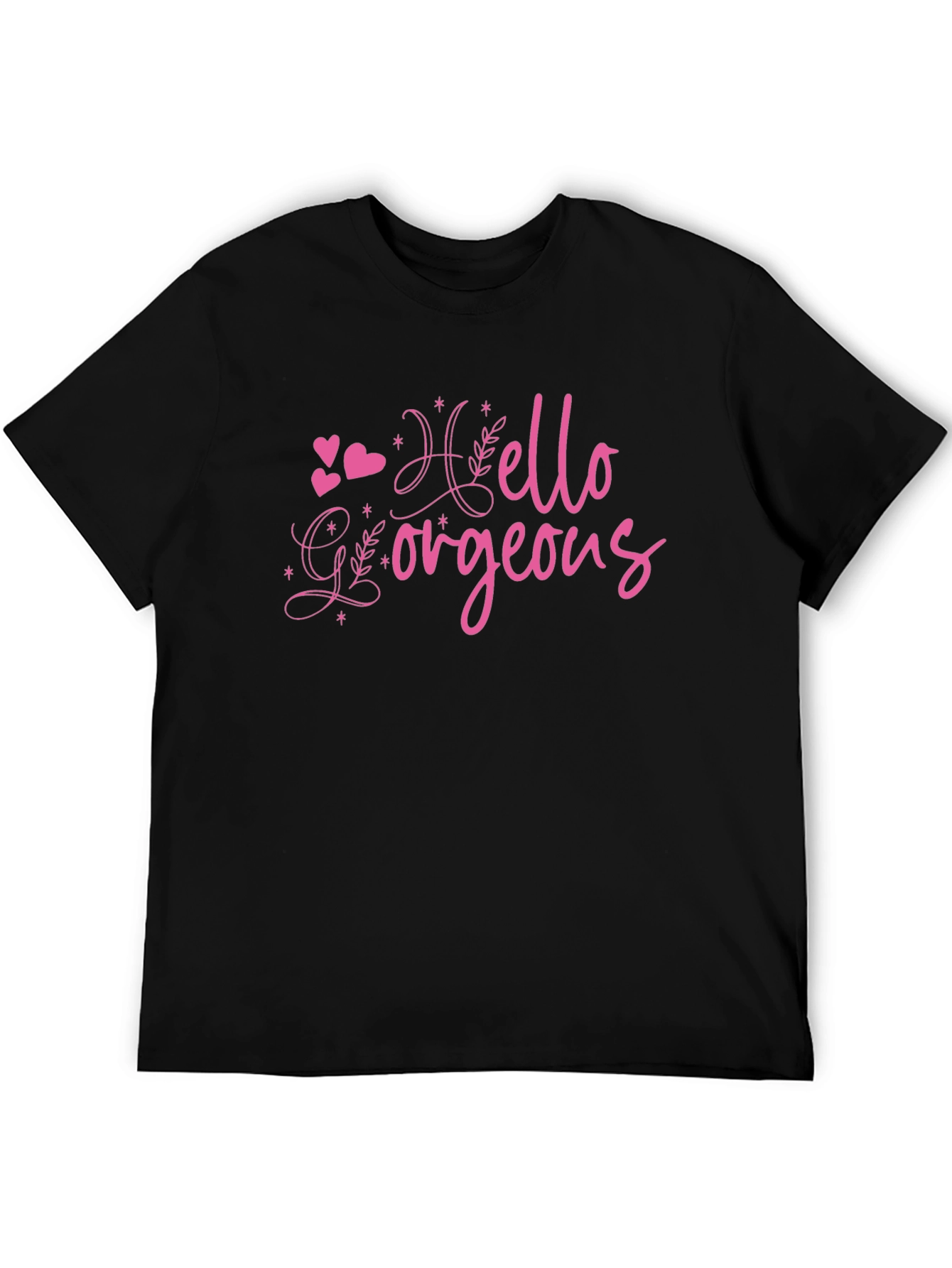 Hello Gorgeous Graphic Tee - Trendy Womens T-Shirt