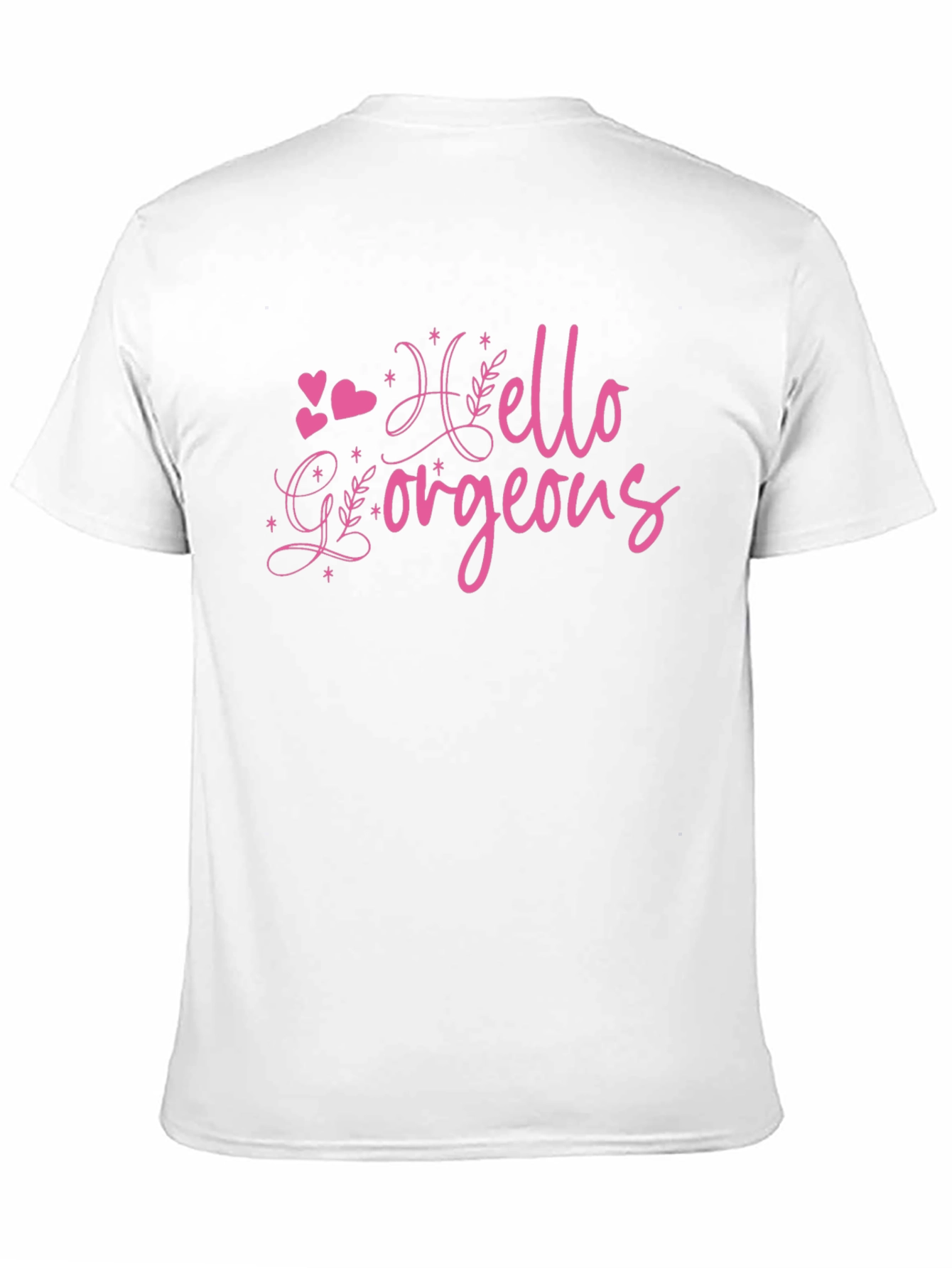 Hello Gorgeous Graphic Tee - Trendy Womens T-Shirt