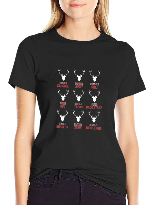 Reindeer Food Humor Christmas Tee