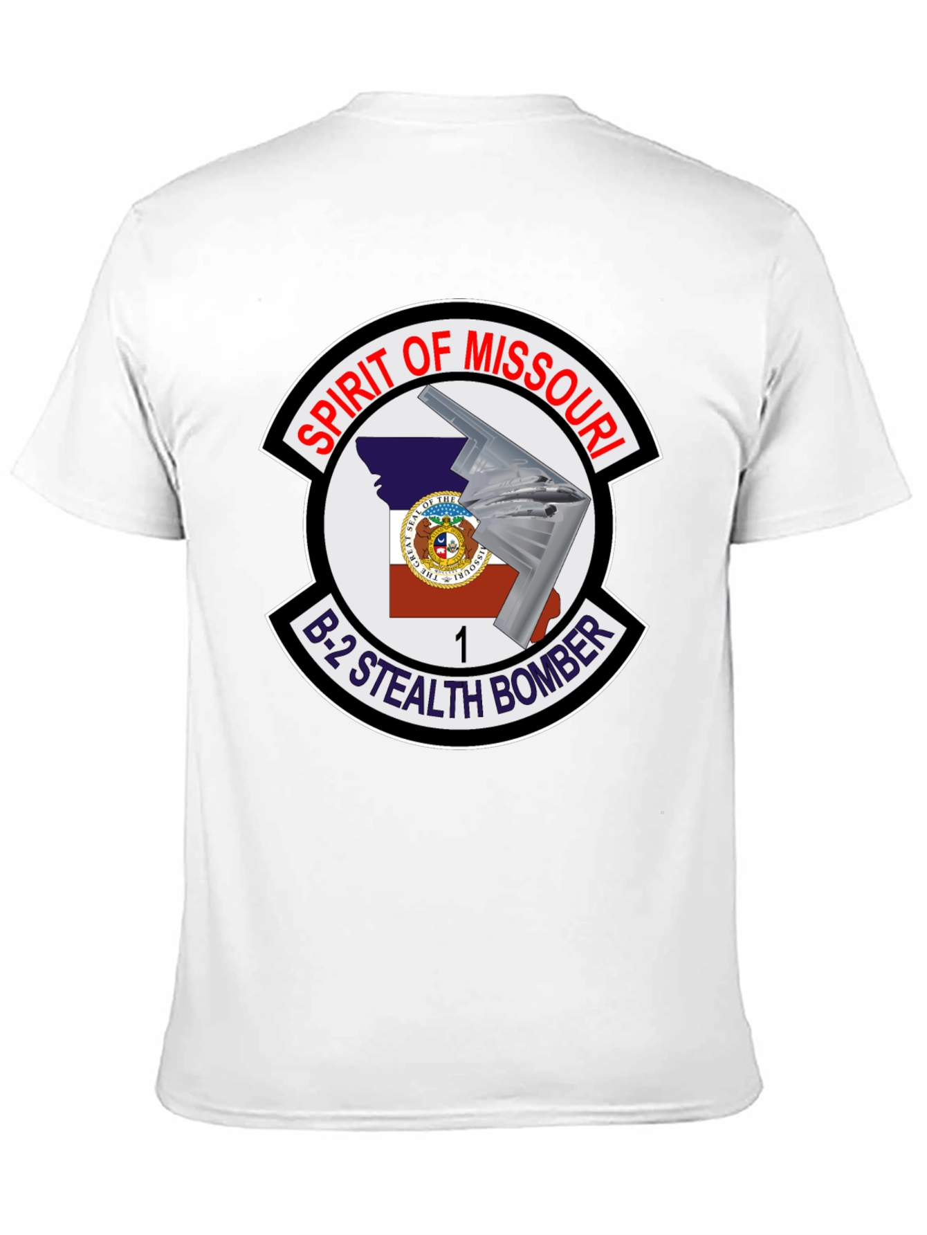 Spirit of Missouri B-2 Stealth Bomber T-Shirt