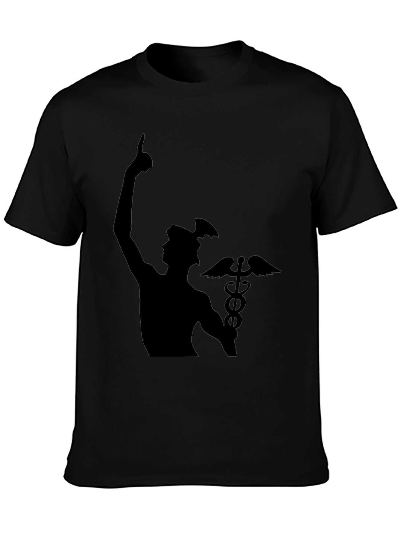 Mercury Caduceus Black T-Shirt