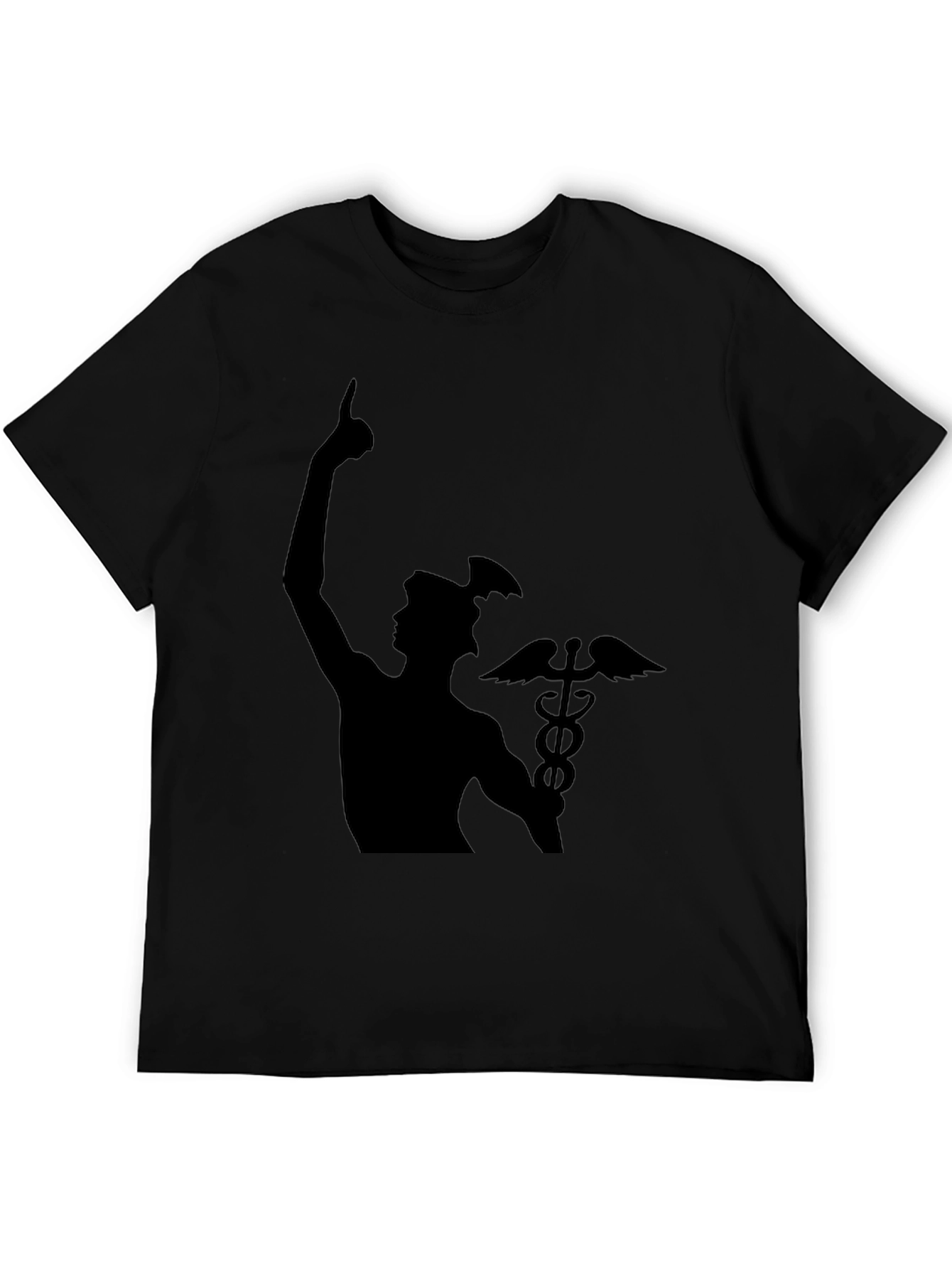Mercury Caduceus Black T-Shirt