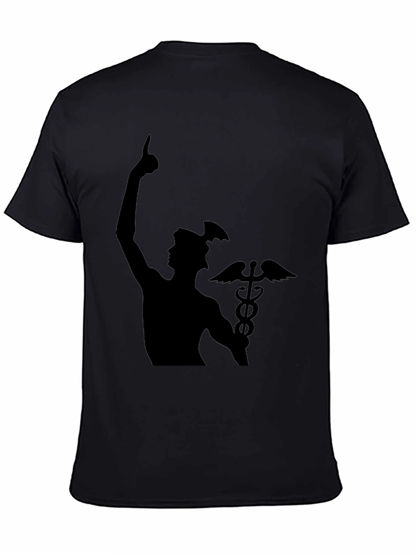 Mercury Caduceus Black T-Shirt