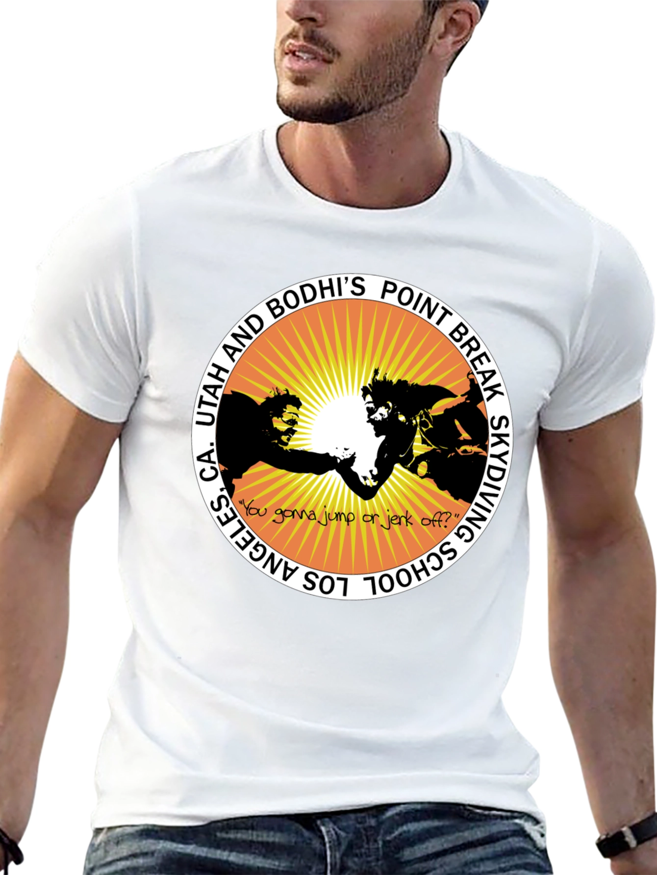 Point Break Skydiving School Black T-Shirt
