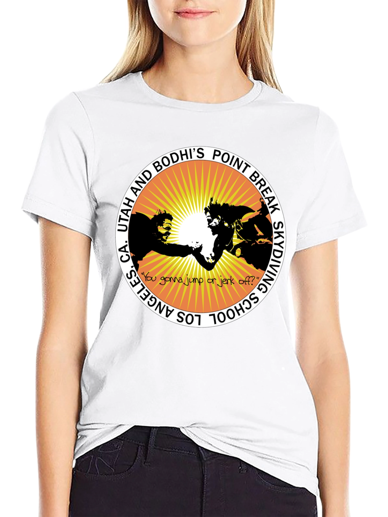 Point Break Skydiving School Black T-Shirt