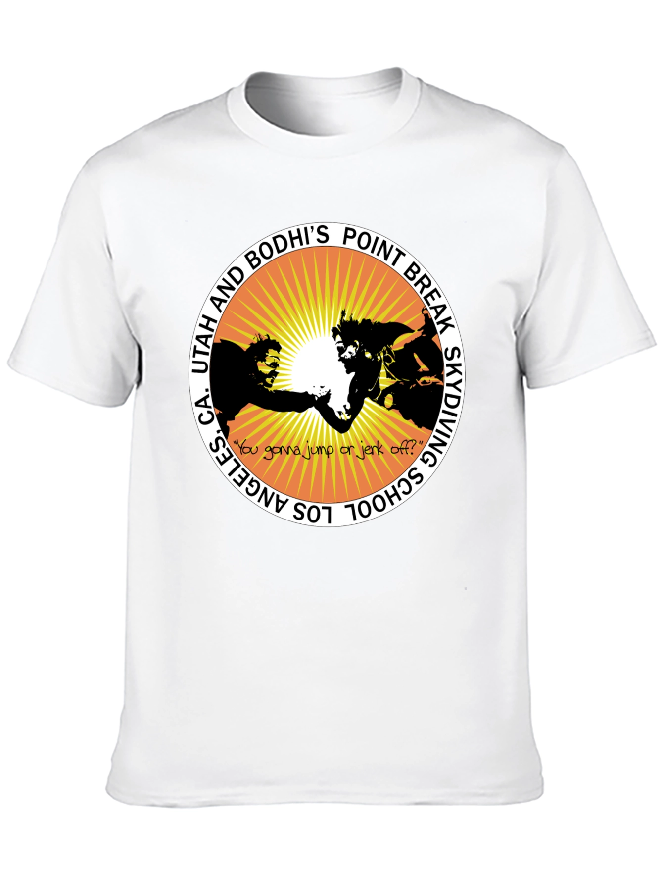 Point Break Skydiving School Black T-Shirt