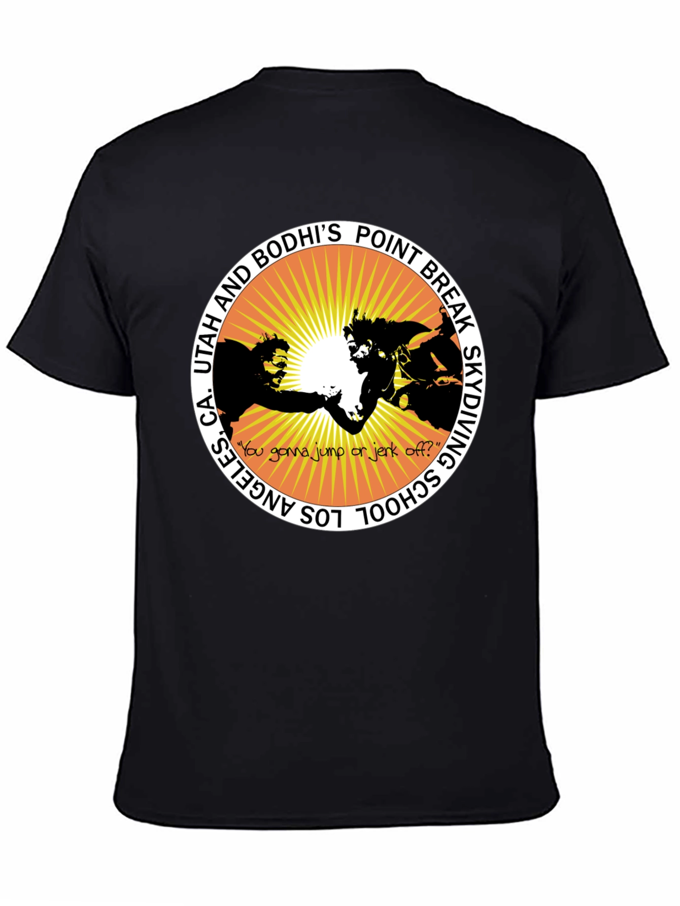 Point Break Skydiving School Black T-Shirt