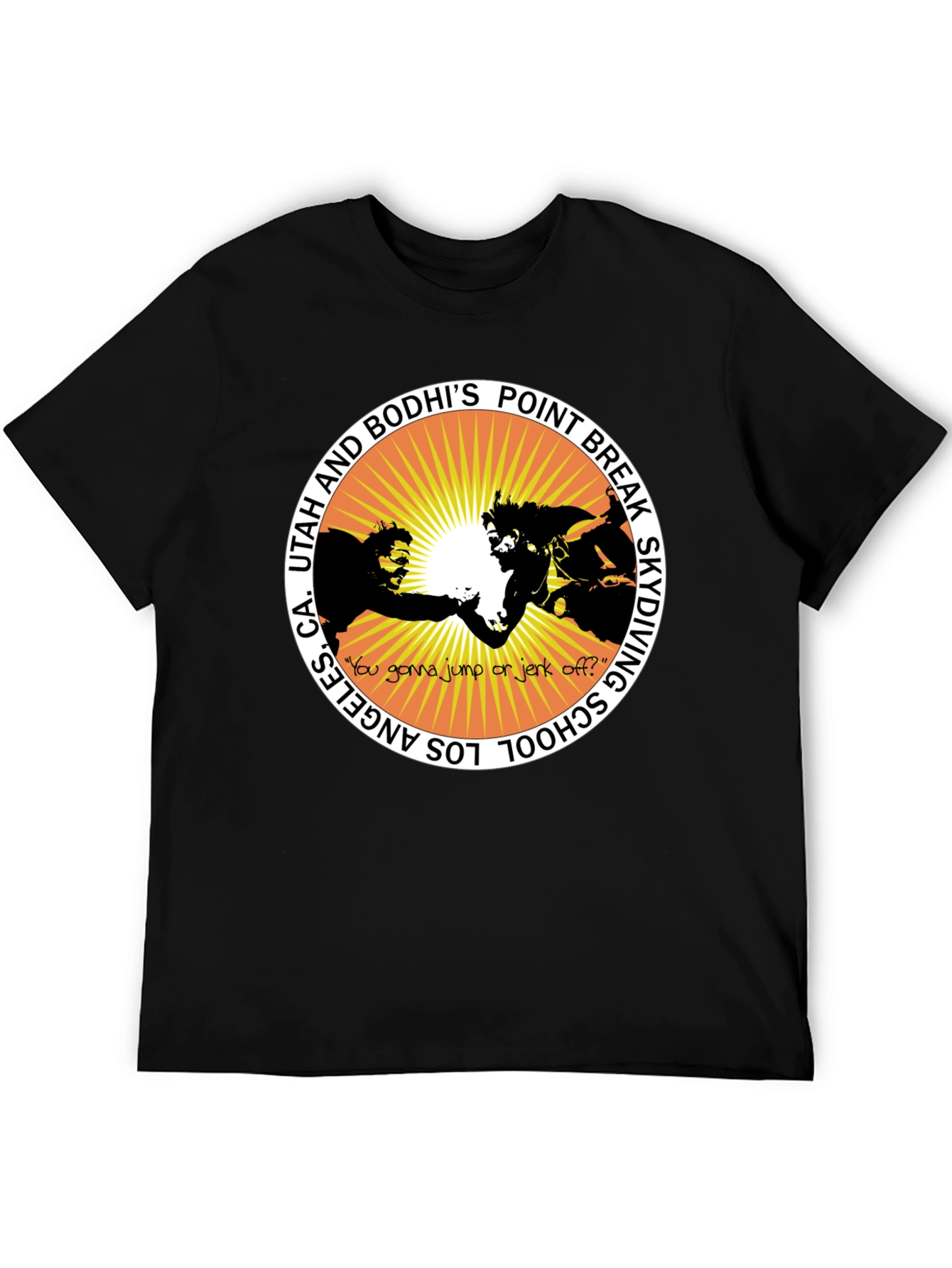 Point Break Skydiving School Black T-Shirt