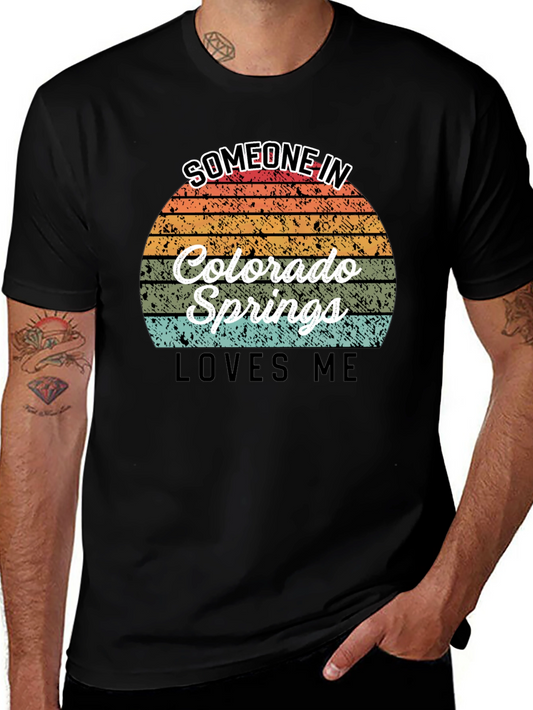 Colorado Springs Sunset Graphic T-Shirt