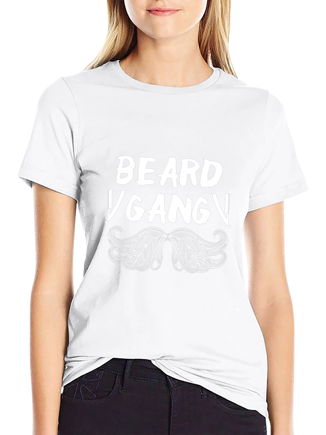 Beard Gang Graphic Tee - Mens Black T-Shirt