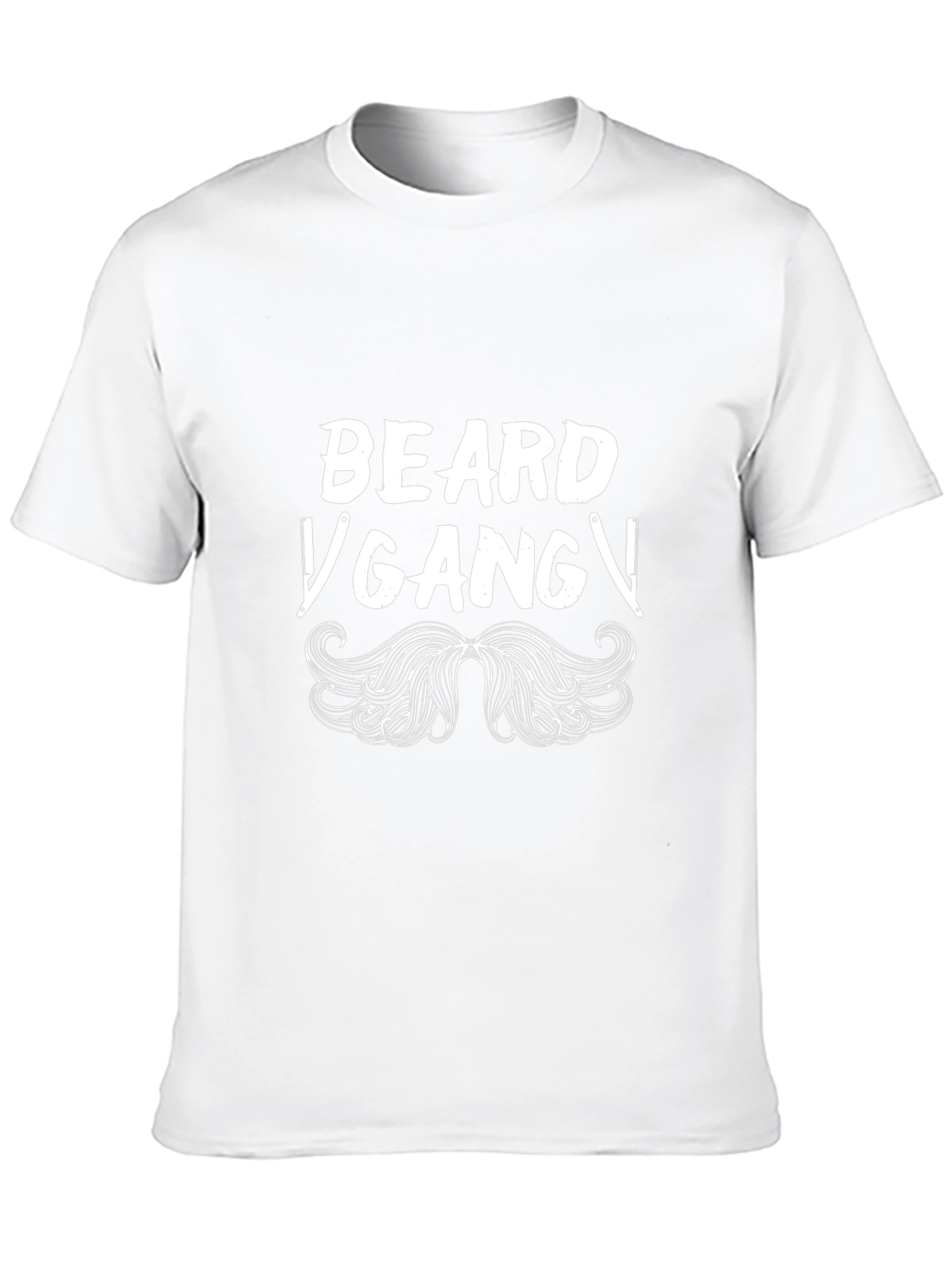 Beard Gang Graphic Tee - Mens Black T-Shirt