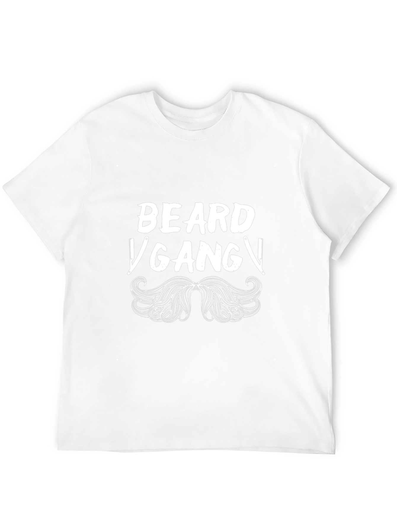 Beard Gang Graphic Tee - Mens Black T-Shirt